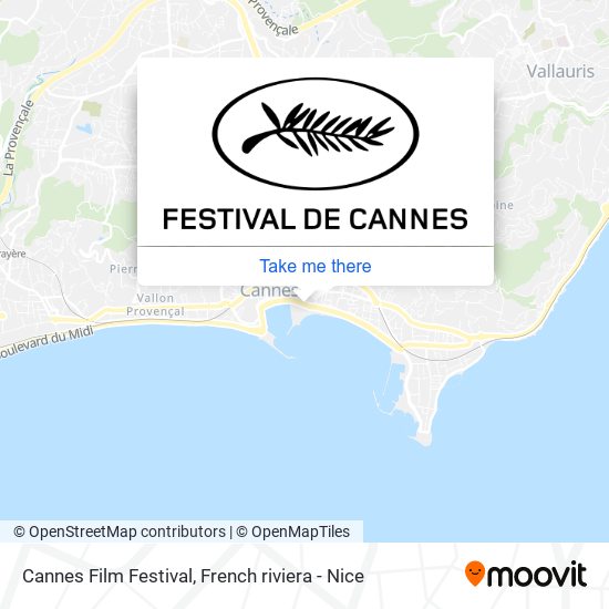 Cannes Film Festival map