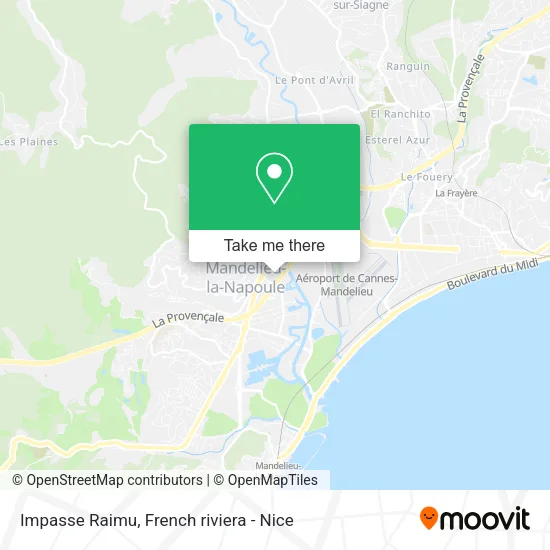 Impasse Raimu map