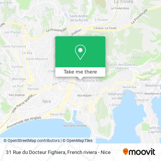 31 Rue du Docteur Fighiera map