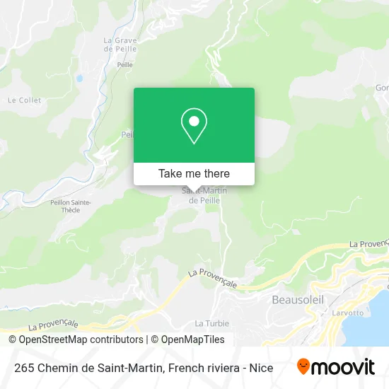265 Chemin de Saint-Martin map