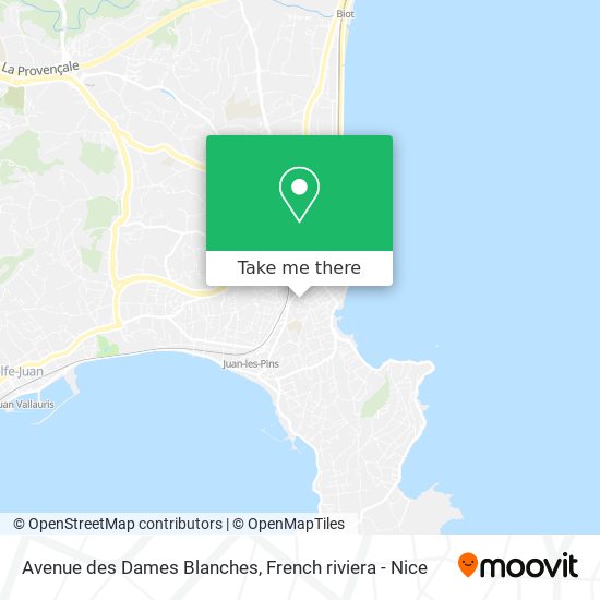 Avenue des Dames Blanches map