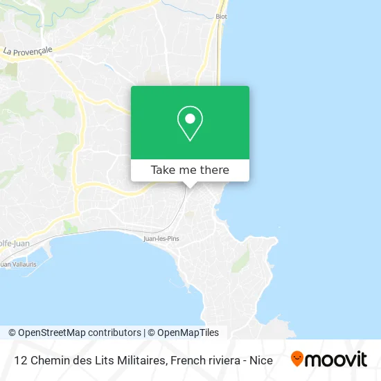 12 Chemin des Lits Militaires map