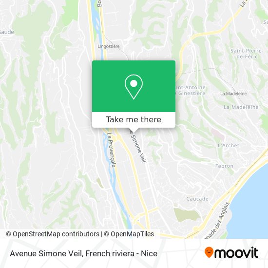 Avenue Simone Veil map