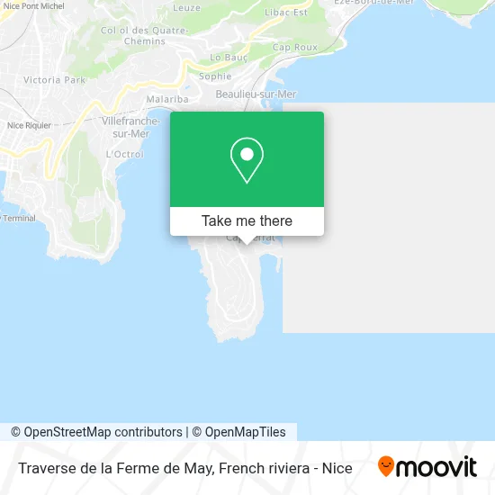 Traverse de la Ferme de May map