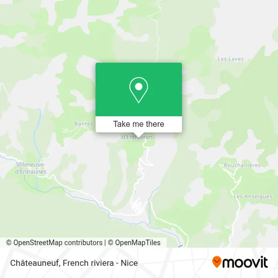 Châteauneuf map