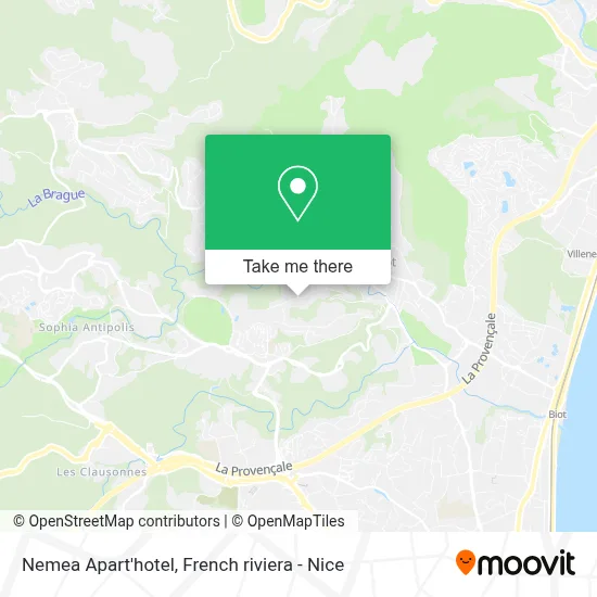 Nemea Apart'hotel map