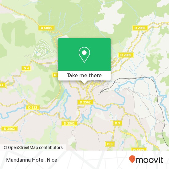 Mandarina Hotel map