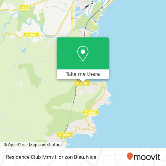 Mapa Residence Club Mmv Horizon Bleu