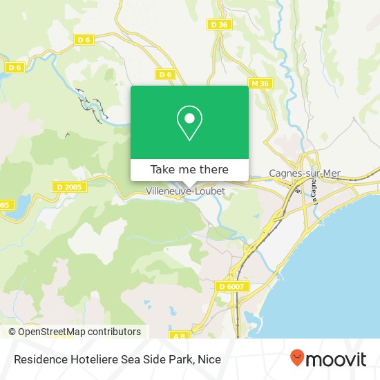 Residence Hoteliere Sea Side Park map