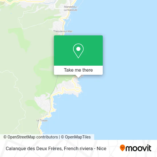 Calanque des Deux Frères map