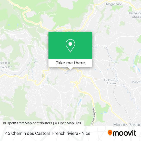 45 Chemin des Castors map