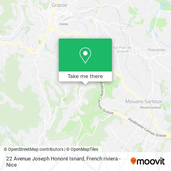 22 Avenue Joseph Honoré Isnard map