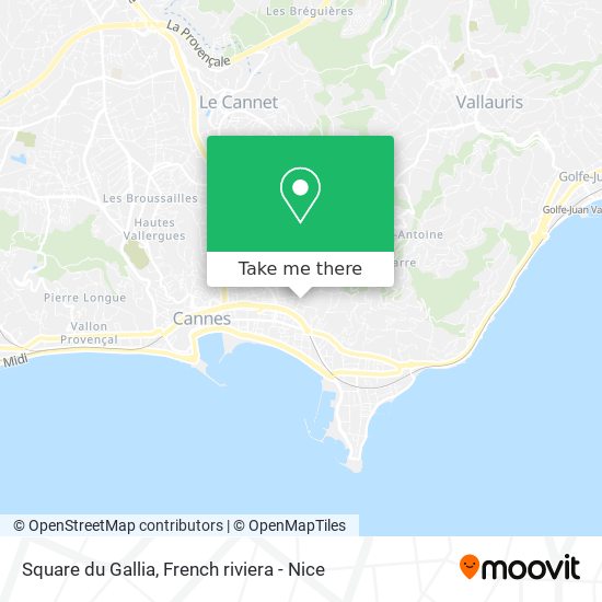 Square du Gallia map