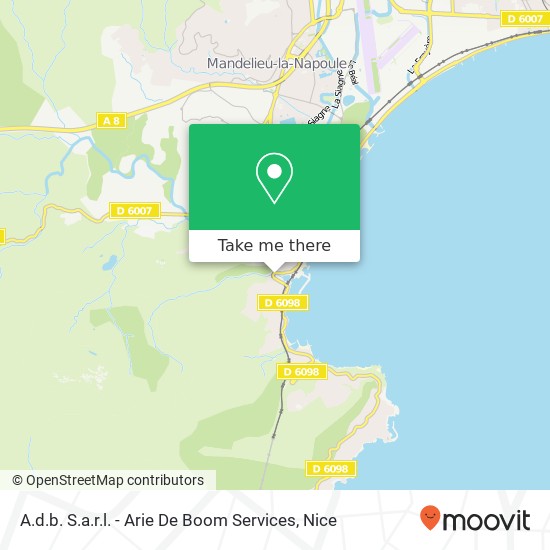 A.d.b. S.a.r.l. - Arie De Boom Services map