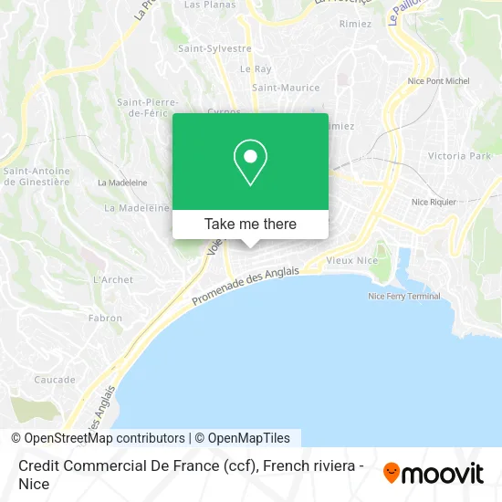Credit Commercial De France (ccf) map