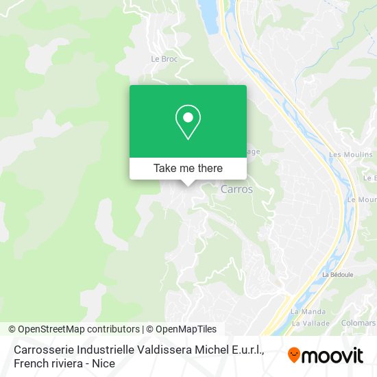 Carrosserie Industrielle Valdissera Michel E.u.r.l. map