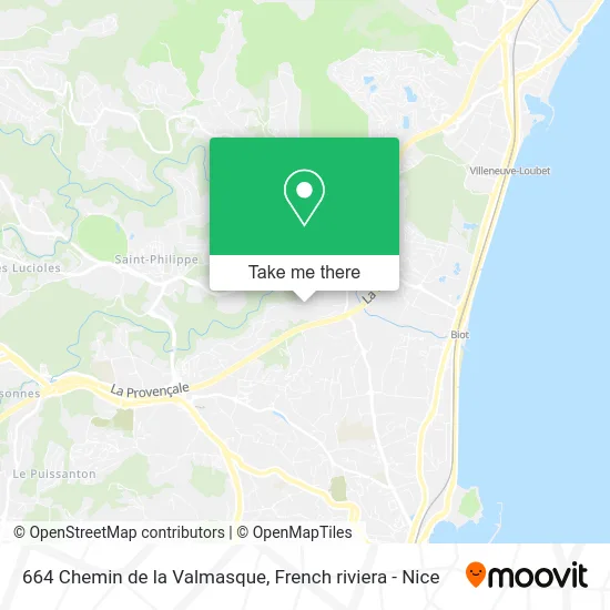 664 Chemin de la Valmasque map