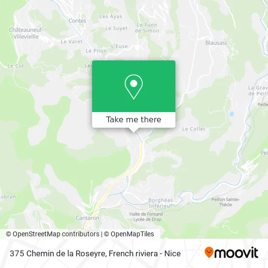 375 Chemin de la Roseyre map