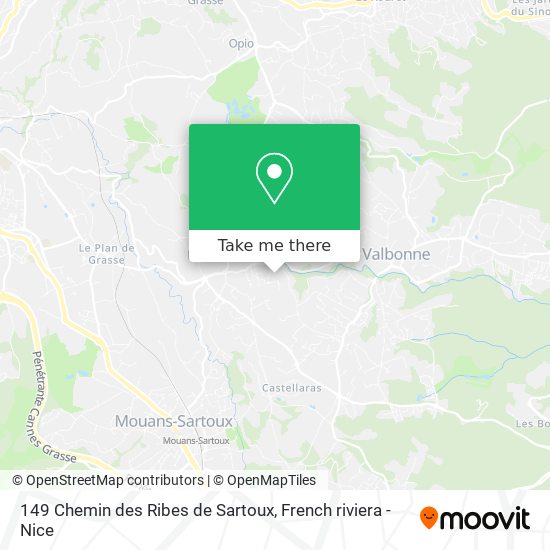 149 Chemin des Ribes de Sartoux map