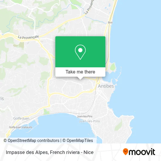 Impasse des Alpes map