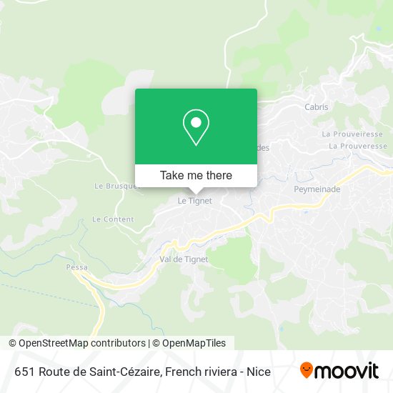 651 Route de Saint-Cézaire map