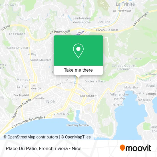 Place Du Palio map