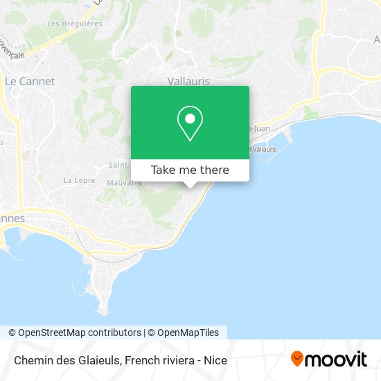 Chemin des Glaieuls map