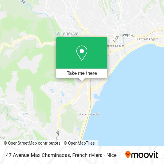 47 Avenue Max Chaminadas map