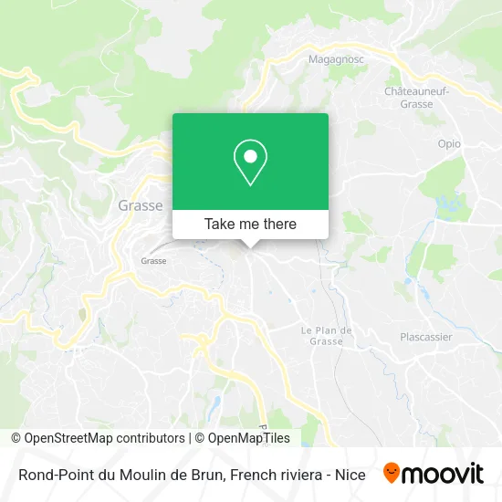 Rond-Point du Moulin de Brun map
