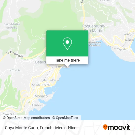 Coya Monte Carlo map