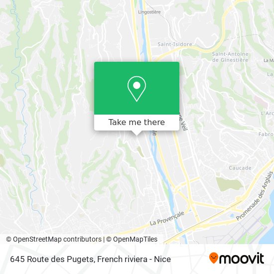 645 Route des Pugets map