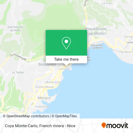 Coya Monte-Carlo map