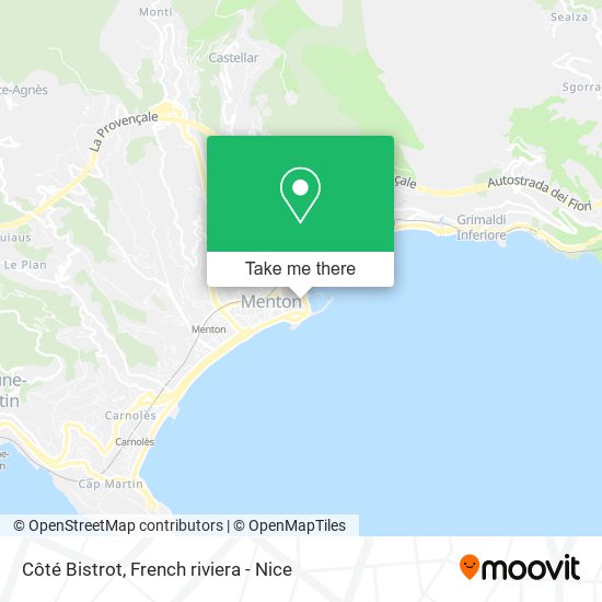 Côté Bistrot map