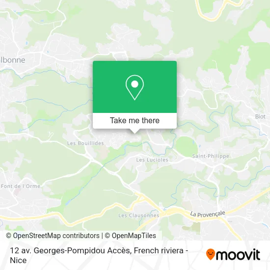 12 av. Georges-Pompidou Accès map