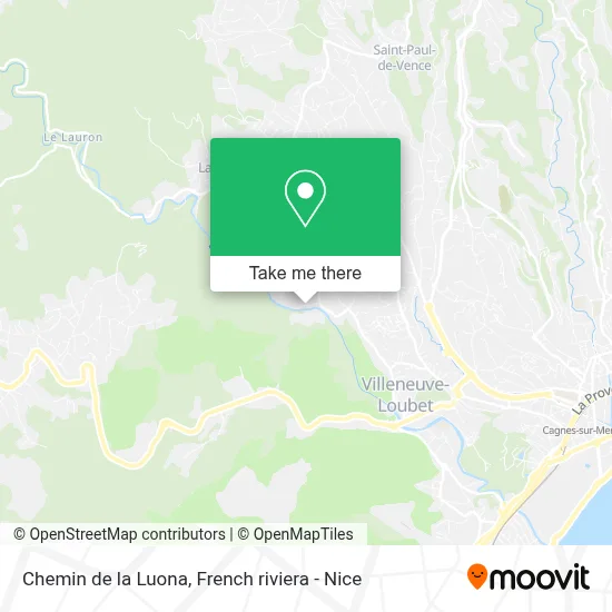 Chemin de la Luona map