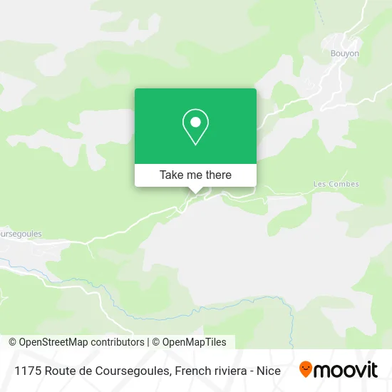 1175 Route de Coursegoules map