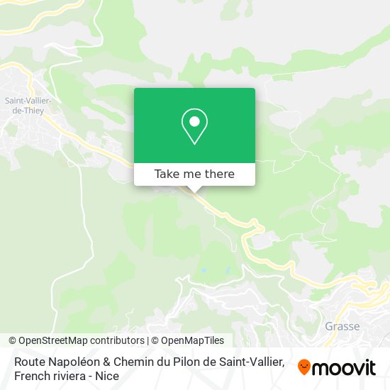 Route Napoléon & Chemin du Pilon de Saint-Vallier map
