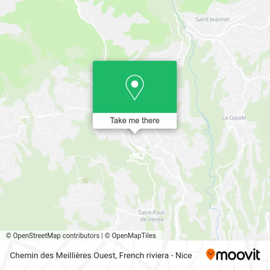 Chemin des Meillières Ouest map