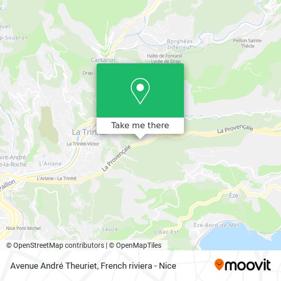 Avenue André Theuriet map