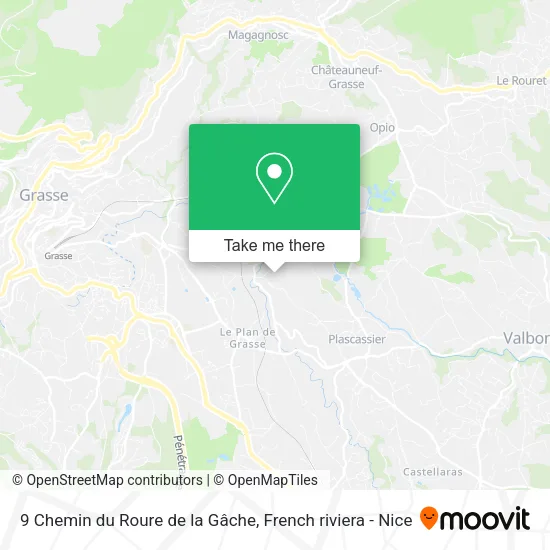 9 Chemin du Roure de la Gâche map