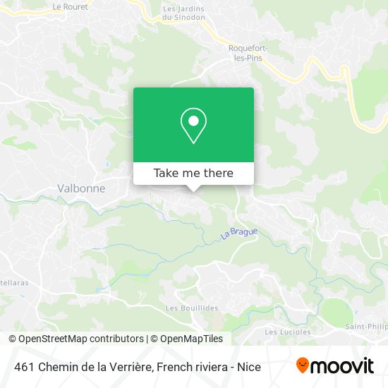 461 Chemin de la Verrière map
