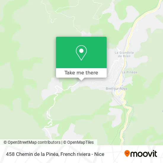 458 Chemin de la Pinéa map