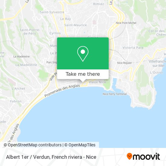 Mapa Albert 1er / Verdun