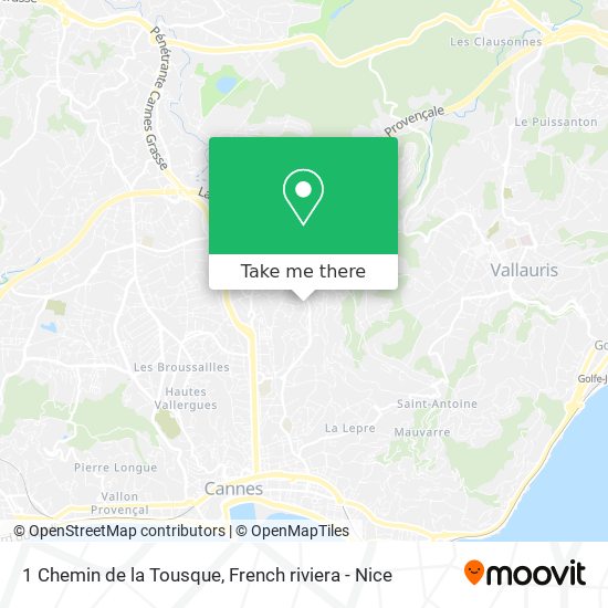 1 Chemin de la Tousque map