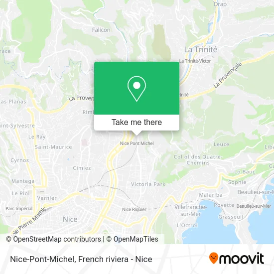 Nice-Pont-Michel map