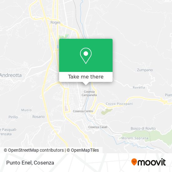 Punto Enel map