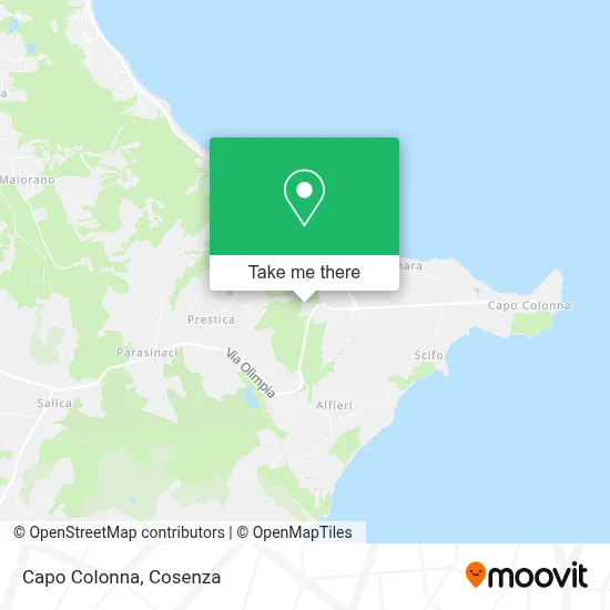 Capo Colonna map
