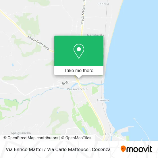 Via Enrico Mattei / Via Carlo Matteucci map