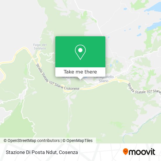 Stazione Di Posta Ndut map