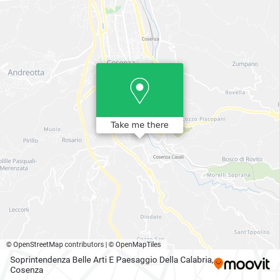Soprintendenza Belle Arti E Paesaggio Della Calabria map